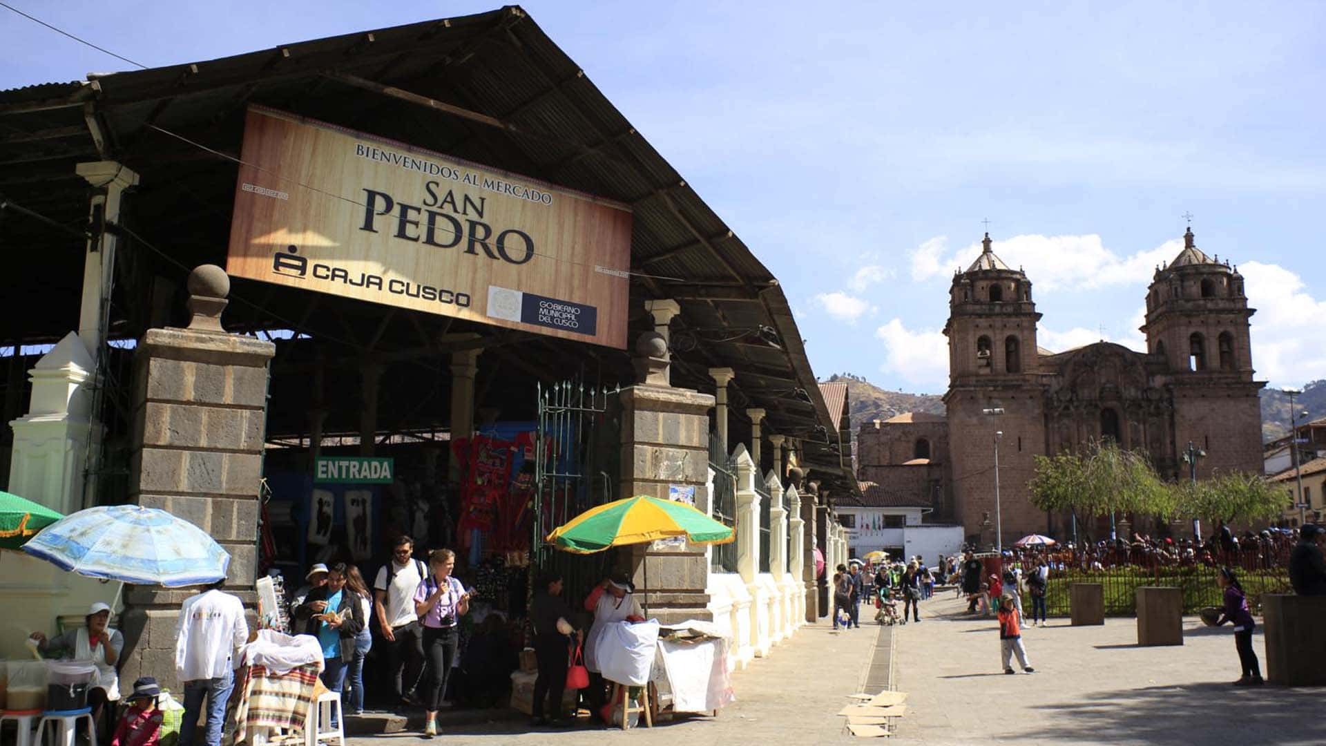 Mercado central de San Pedro Cusco